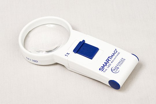 SmartMag® 5X Cool White LED Hand-Held Magnifier