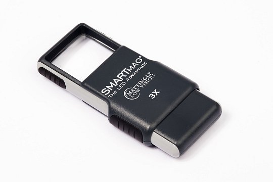 SmartMag® Slide 3X/8D Pocket LED Magnifier