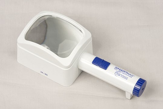 SmartMag® 3X Warm White LED Stand Magnifier (100X50)