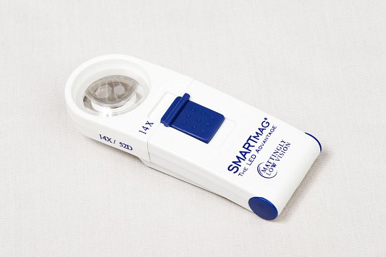 SmartMag® 14X Warm White LED Hand-Held Magnifier