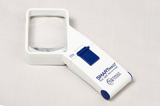 SmartMag® 3.5X Warm White LED Left Handed Hand-Held Magnifier