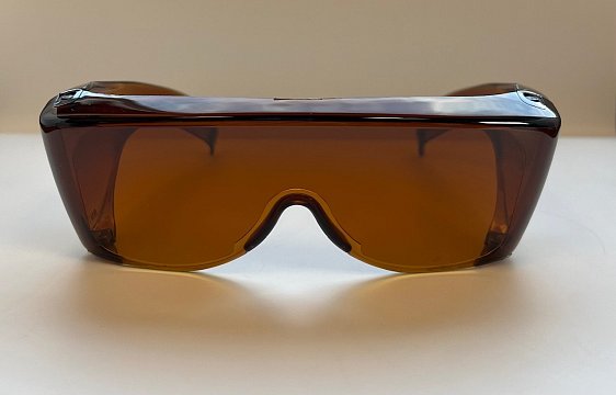 NoIR (F40#U)  Large Plastic Fit-Overs Frame: 18% Amber