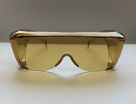 NoIR (F48#U)  Large Plastic Fit-Overs Frame: 64% Light Amber