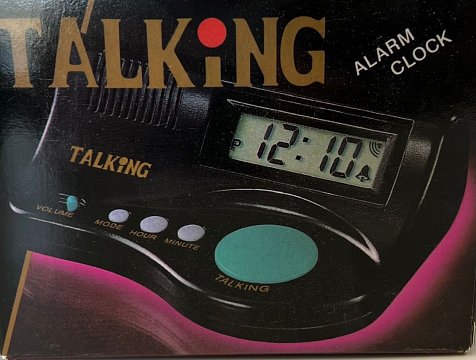 Big Button Talking Alarm Clock 