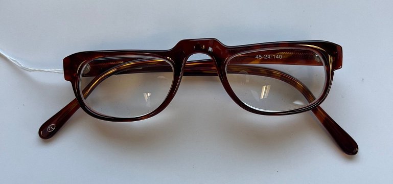COIL Prismatic Spectacle +14.00D Brown 45mm Half-Eye