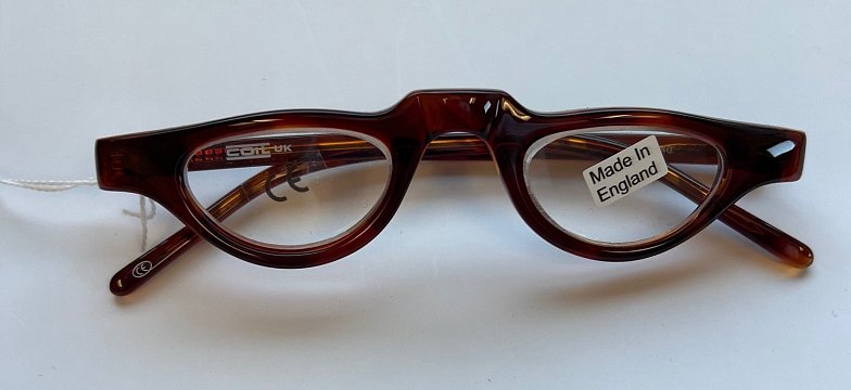 COIL Prismatic Spectacle +4.00D Brown 43mm "Peek-Style"