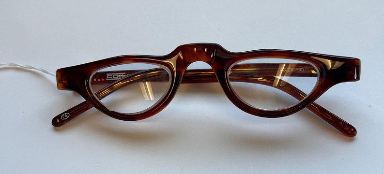 COIL Prismatic Spectacle +8.00D Brown 43mm "Peek-Style"