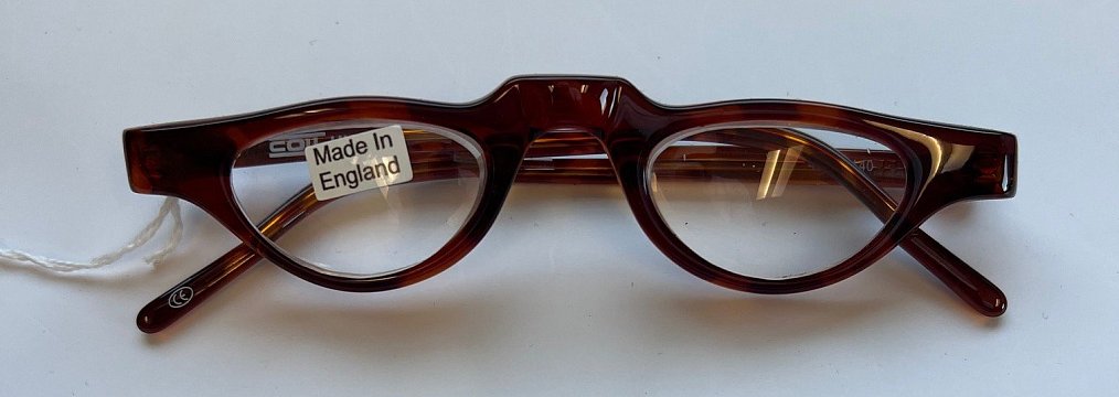 COIL Prismatic Spectacle +12.00D Brown 43mm "Peek-Style"