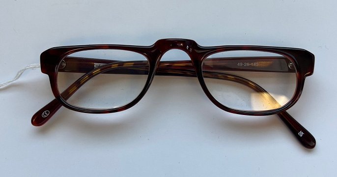 COIL Prismatic Spectacle +4.00D Brown 49mm Half-Eye