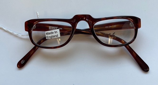 COIL Prismatic Spectacle +10.00D Brown 45mm Half-Eye
