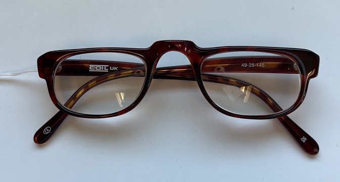 COIL Prismatic Spectacle +10.00D Brown 49mm Half-Eye