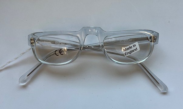 COIL Prismatic Spectacle +12.00D Crystal 45mm Half-Eye