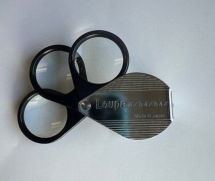 Donegan #V341-T Triple Folding Pocket Magnifier - 5x, 10x, 15x