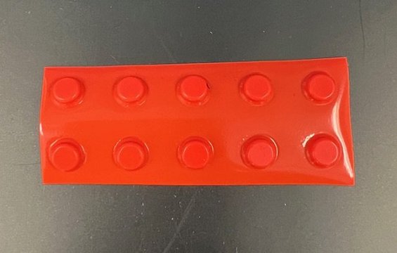 Orange Round Small Bump Dots (Fluorescent)
