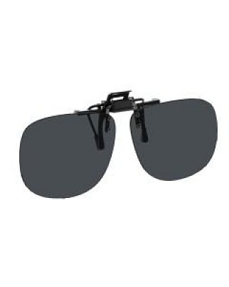 NoIR (F22#23) Medium Oval Flip-Up Clips-Ons: 11% Dark Grey