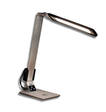 Bright Reach Desk Lamp in Silver