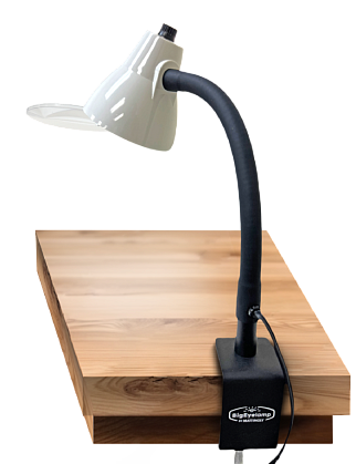 Single Arm Magnifying Clamp Lamp (14")