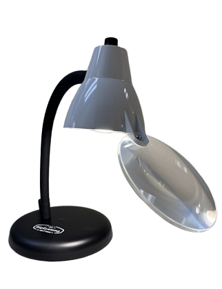 Single Arm Magnifying Desk Lamp (14")