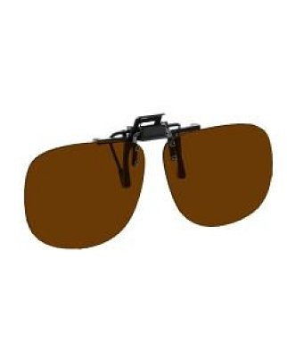 NoIR (F43#23) Medium Oval Flip-Up Clip-Ons: 6% Dark Amber