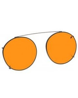 NoIR (F505#19) Medium Oval Hook Clips-Ons: 29% Orange