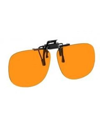 NoIR (F505#23) Medium Oval Flip-Up Clips-Ons: 29% Orange