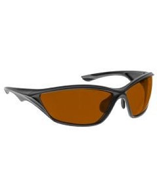 NoIR (F533#45) Modern Wrap Around Adjustable Bridge Frame: 24% Amber/Orange