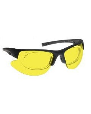 NoIR (F57#34) Modern Wrap Around Frame w/Rx Insert: 77% Yellow