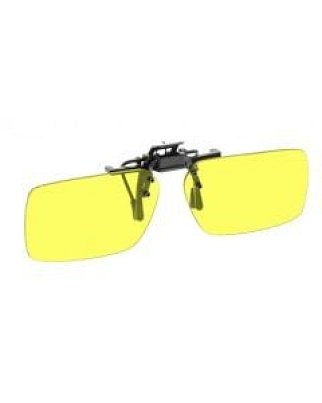 NoIR (F58#22) Large Flip-Up Clips-Ons: 88% Light Yellow