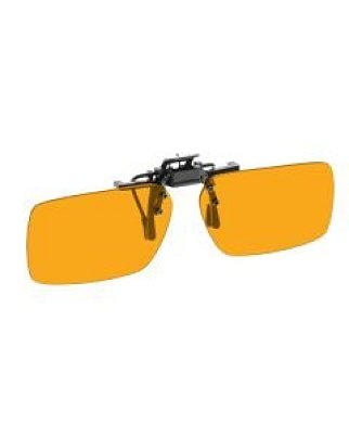 NoIR (F67#22) Rectangluar Flip-Up Clips-Ons: 45% Orange
