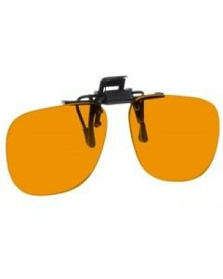 NoIR (F68#17) Flip-Up Clips-Ons: 64% Light Orange