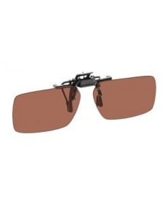 NoIR (F81#22) Rectangluar Flip-Up Clips-Ons: 19% Medium Plum