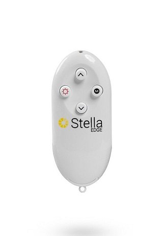 Stella LED Floor Lamp in White Remote