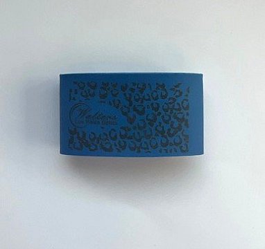Leopard Print Blue Telescope Band