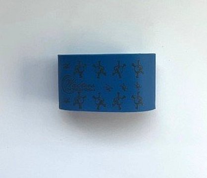Skulls Print Blue Telescope Band