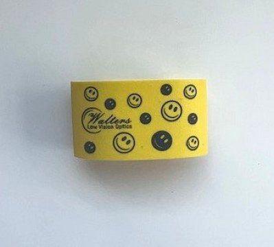 Smiley Faces Print Yellow Telescope Band