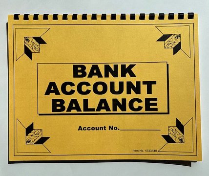 Check & Deposit Register Book 