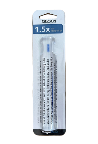 Carson MagniRead 1.5x bar magnifier