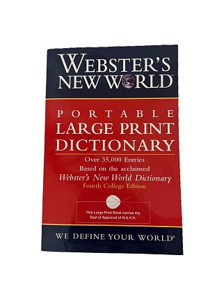 Webster Large Print Dictionary