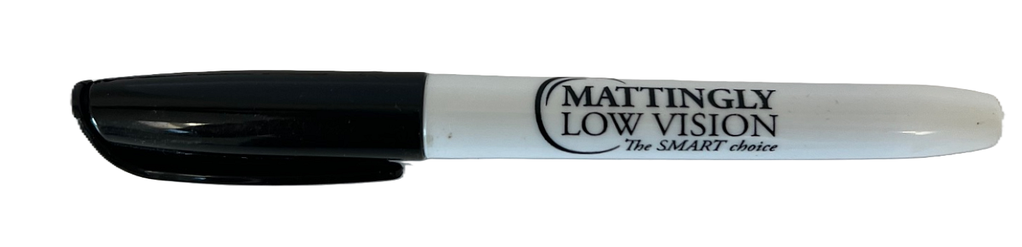 Mattingly Smart Low Vision Pen - Bold, Black