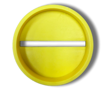 Magnabrite Dome Reading Line Guide Base 89mm - Yellow